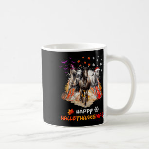 Horse Halloween And Merry Christmas Happy Hallotha Coffee Mug