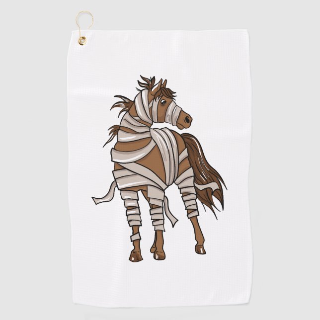 Horse Halloween  Golf Towel (Front)