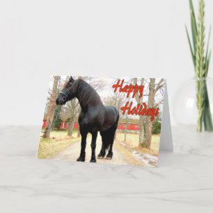 Horse Happy Holidays.jpg Holiday Card