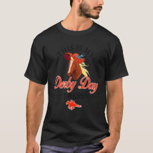 Horse Hat Derby Kentucky 2022 Derby Day Dress 1 T-Shirt