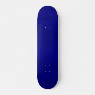 Horse Heads in blue artdeco Skateboard