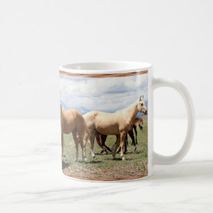 Horse Herd Under Big Sky Coffee Mug