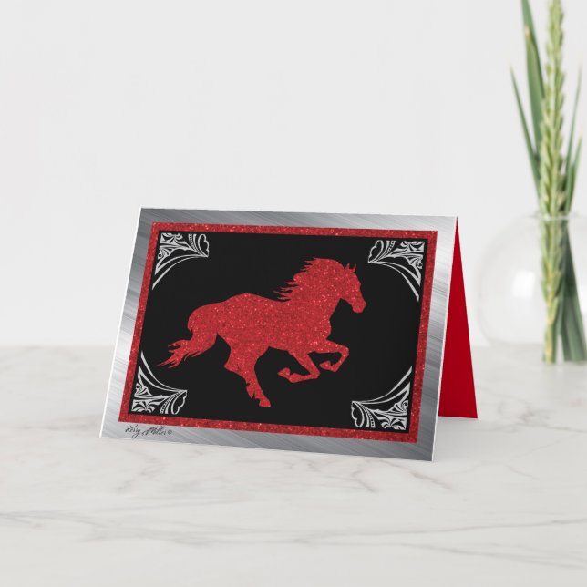 Horse Holiday Card (Front)