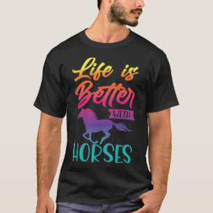 Horse & Horse for Hobby Riders & Riding T-Shirt