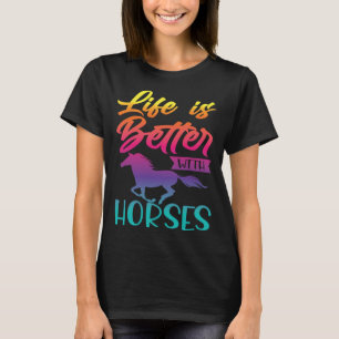Horse & Horse for Hobby Riders & Riding T-Shirt