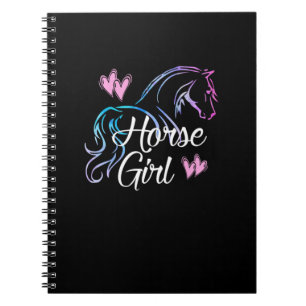 Horse HORSE GIRL Love Horseback Riding rider Notebook