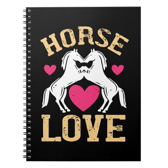 Horse - Horse Love Notebook (Front)