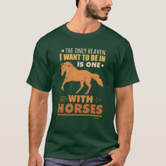 Horse horse lover stallion riding club funny T-Shirt