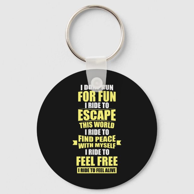 Horse Horseback Riding Equestrian  Key Ring (Front)