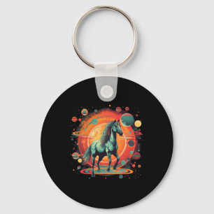 Horse Horseback Riding Trail Riding Equestrian Hor Key Ring