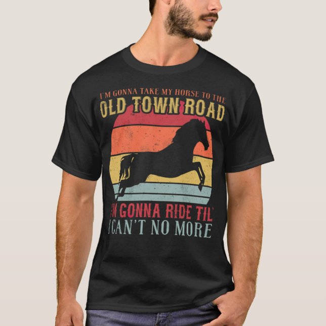 Horse Horses Horse Racing Riding Horseman Gift rad T-Shirt (Front)