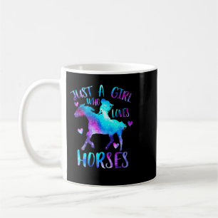 Horse Horses Just a girl who loves Horses 3 Horse Coffee Mug