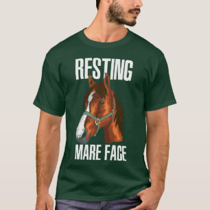 Horse Horses Ponies Riding Horse Equestrian retro T-Shirt