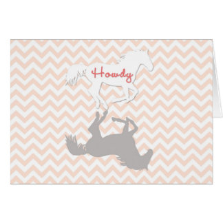 Horse Howdy Card