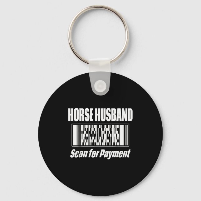 Horse Husband  Key Ring (Front)
