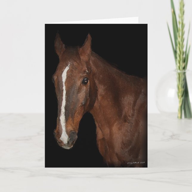 Horse I Greeting Card (Front)