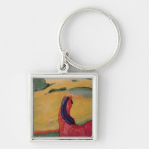 Horse in a landscape, 1910 key ring