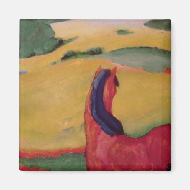 Horse in a landscape, 1910 magnet (Front)