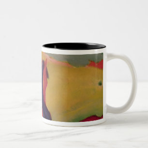 Horse in a landscape, 1910 Two-Tone coffee mug
