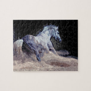 Horse in Action - Animals Art Jigsaw Puzzle