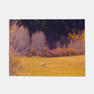 Horse In Fall I Doormat