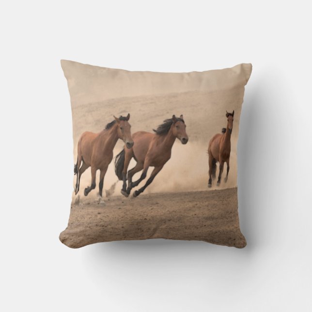 Horse In Fall II Cushion (Front)