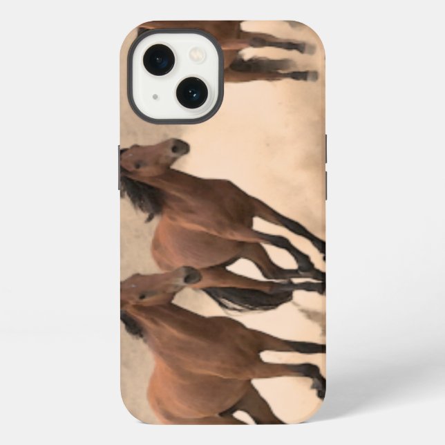 Horse In Fall II iPhone Case (Back)