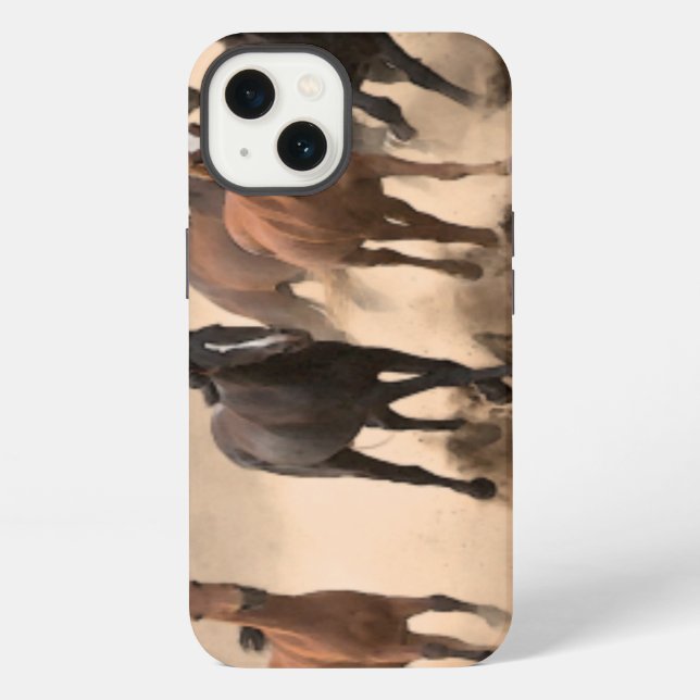 Horse In Fall II iPhone Case (Back)