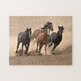 Horse In Fall II Jigsaw Puzzle