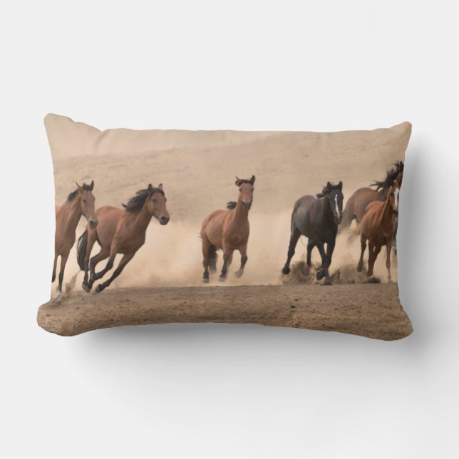 Horse In Fall II Lumbar Cushion (Front)