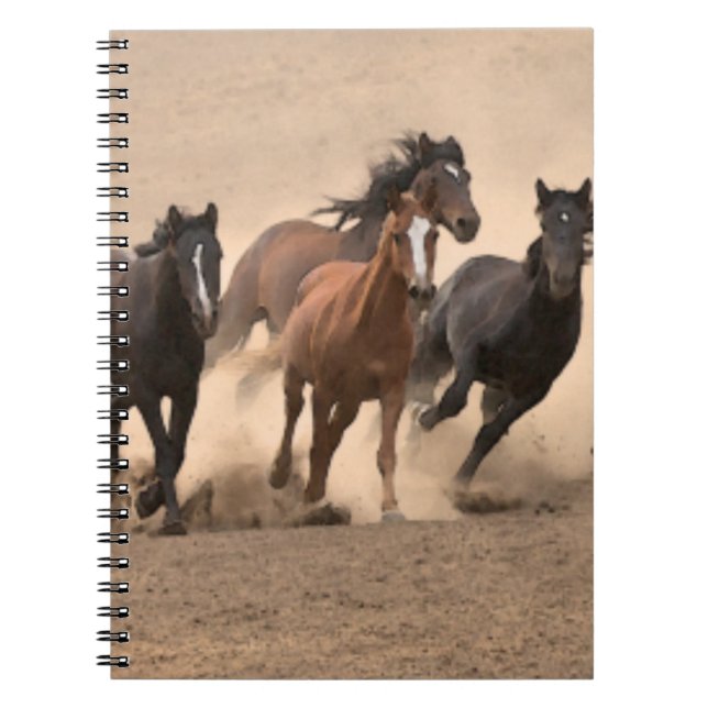 Horse In Fall II Notebook (Front)