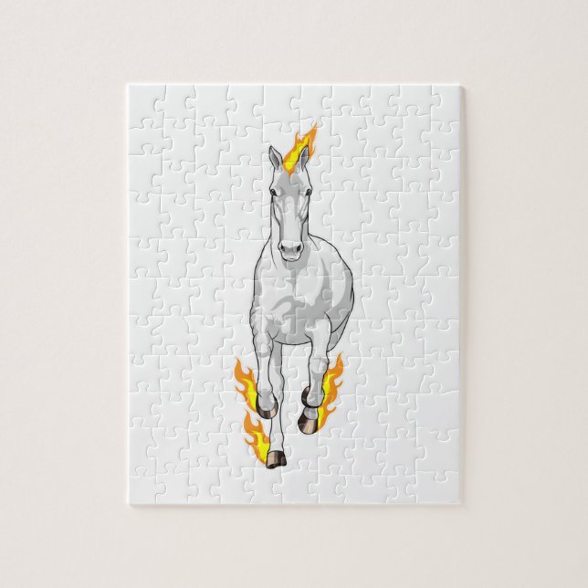 Horse in Flame Jigsaw Puzzle (Vertical)