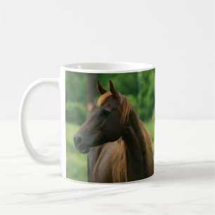 Horse in Green Pasture Personalised Mug