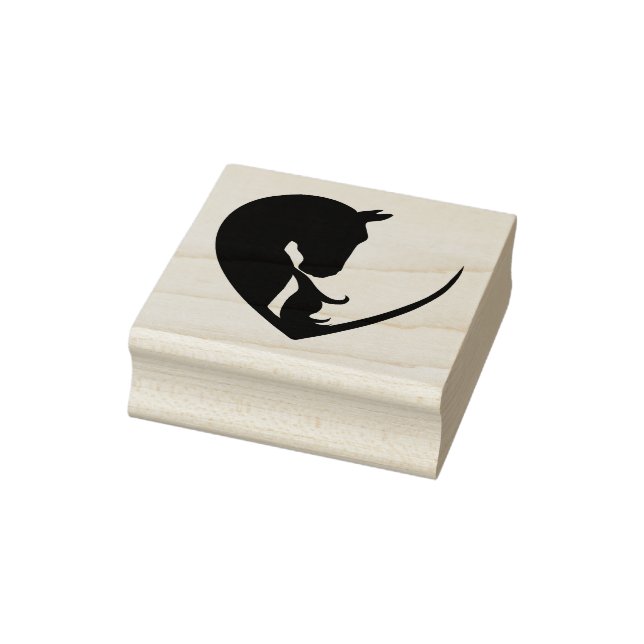 Horse in Heart Rubber Stamp (Stamp)