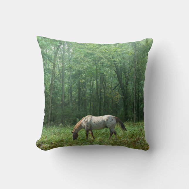 Horse in Meadow Cushion (Front)