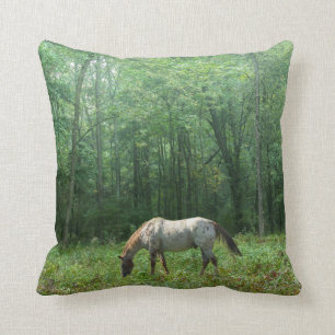 Horse in Meadow Cushion