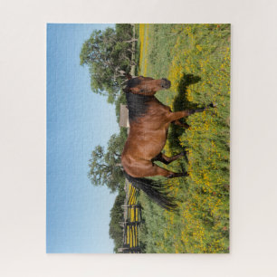 Horse in Medow Jigsaw Puzzle