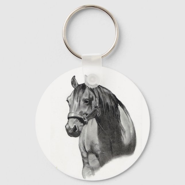 HORSE IN PENCIL KEY RING (Front)