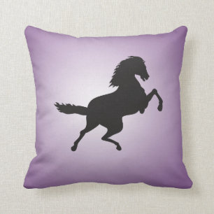 HORSE IN SILHOUETTE CUSHION