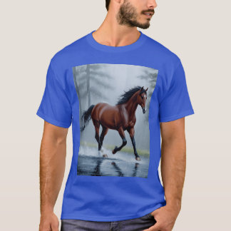 Horse in the rain family T-Shirt