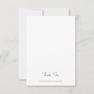 Horse It's a Boy Baby Shower White Thank You Card