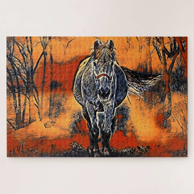 Horse Jigsaw Puzzle (Horizontal)