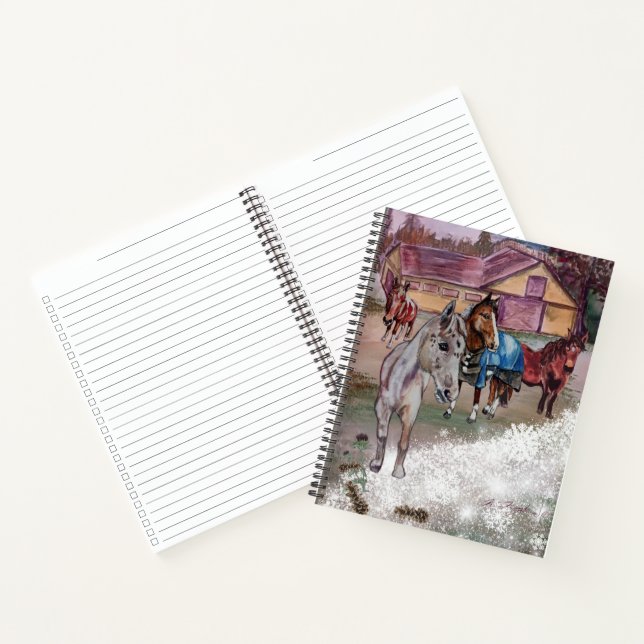horse journal customise (Inside)