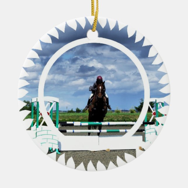 Horse Jumper Ornament (Front)