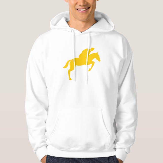 Horse Jumping - Amber Hoodie (Front)