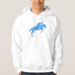 Horse Jumping - Baby Blue Hoodie
