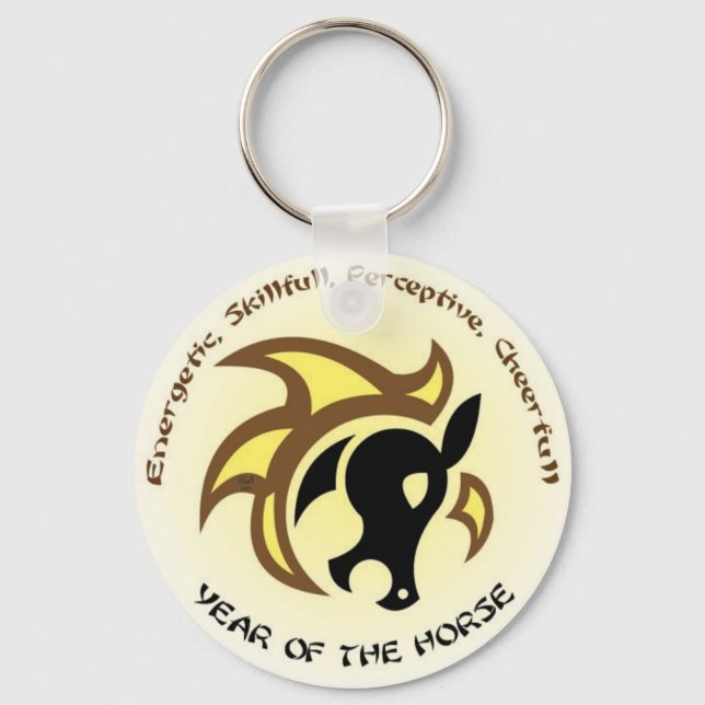 Horse Keys Key Ring (Front)