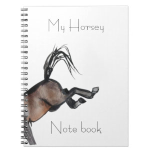 horse kicking  notebook