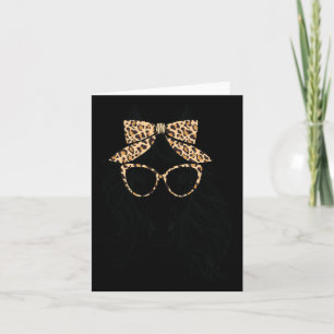 Horse Leopard Bandanna For Horseback Riding Horse Card