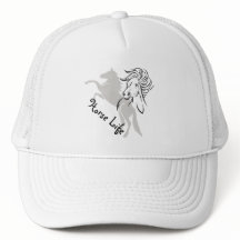 Horse Life Ball Cap, Trucker Hat for horse lovers